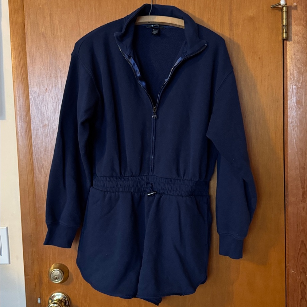 Victoria’s Secret Navy Blue Long Sleeve Jumpsuit/Romper